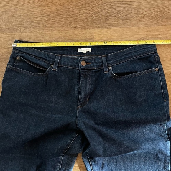 Eileen Fisher Organic Blue Denim Jeans - Picture 2 of 6